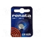 Baterie moneda, 3V, litiu, 30mAh, RENATA - CR1025 Baterie moneda, 3V, litiu, 30mAh, RENATA - CR1025