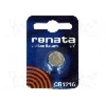 Baterie moneda, 3V, litiu, 30mAh, RENATA - CR1216 Baterie moneda, 3V, litiu, 30mAh, RENATA - CR1216