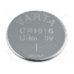 Baterie moneda, 3V, litiu, 55mAh, VARTA MICROBATTERY - 6616 101 501