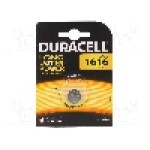 Baterie moneda, 3V, litiu, DURACELL - DL1616 Baterie moneda, 3V, litiu, DURACELL - DL1616