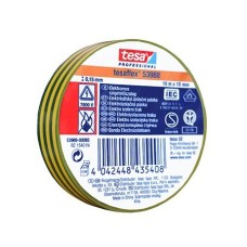 BANDA IZOLATOARE TESAFLEX 10M GALBEN/VERDE 10 - T-53988-85