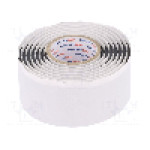 Banda autoamalgamanta, neagra, latime {{Laţime]}, lungime 1,5m, HELLERMANNTYTON - 711-10300 HELATAPE POWER650