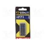 Capat de şurubelniţa, Pozidriv®, PZ3, fixare 1/4