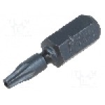 Capat de şurubelniţa, Torx® cu protecţie, T10H, fixare 1/4
