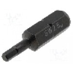 Capat de şurubelniţa, imbus, HEX 2,5mm, fixare 1/4