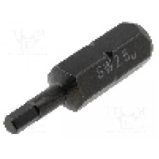 Capat de şurubelniţa, imbus, HEX 2,5mm, fixare 1/4