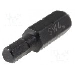 Capat de şurubelniţa, imbus, HEX 4mm, fixare 1/4