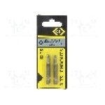 Capat de şurubelniţa, in cruce PlusMinus tip PZ, SL/PZ1, fixare 1/4