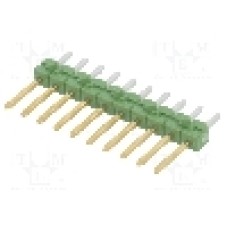 Conector 10 pini, seria AMPMODU MOD II, pas pini 2.54mm, TE Connectivity - 1-825433-0