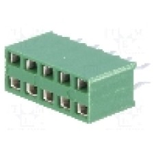 Conector 10 pini, seria HV-100, pas pini 2.54mm, TE Connectivity - 215307-5