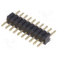 Conector 10 pini, seria {{Serie conector}}, pas pini 1.27mm, CONNFLY - DS1031-01-1*10P8BV31-3A