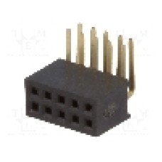 Conector 10 pini, seria {{Serie conector}}, pas pini 1,27mm, CONNFLY - DS1065-14-2*5S8BR