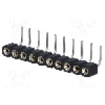 Conector 10 pini, seria {{Serie conector}}, pas pini 2.54mm, CONNFLY - DS1002-01-1*10R13