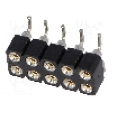 Conector 10 pini, seria {{Serie conector}}, pas pini 2.54mm, CONNFLY - DS1002-01-2*5S13