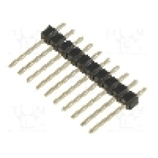 Conector 10 pini, seria {{Serie conector}}, pas pini 2.54mm, CONNFLY - DS1021-1X10SF132