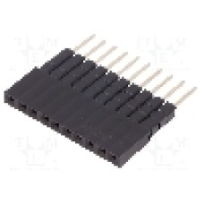 Conector 10 pini, seria {{Serie conector}}, pas pini 2.54mm, CONNFLY - DS1023-05-1*10B8-A16.0/B6.8