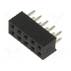 Conector 10 pini, seria {{Serie conector}}, pas pini 2.54mm, CONNFLY - DS1023-2*5SF12