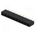 Conector 10 pini, seria {{Serie conector}}, pas pini 2.54mm, MPE GARRY - 904-1-010-0-NFX-XSO