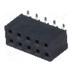 Conector 10 pini, seria {{Serie conector}}, pas pini 2.54mm, NINIGI - ZL264-10DG