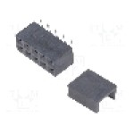 Conector 10 pini, seria {{Serie conector}}, pas pini 2.54mm, NINIGI - ZL264-10DG/PAD