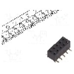 Conector 10 pini, seria {{Serie conector}}, pas pini 2mm, NINIGI - ZL266-10DG/PAD