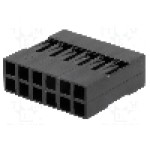 Conector 12 pini, seria NSR/NDR, pas pini 2.54mm, NINIGI - NDR-12