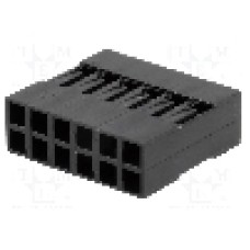 Conector 12 pini, seria NSR/NDR, pas pini 2.54mm, NINIGI - NDR-12
