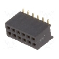 Conector 12 pini, seria {{Serie conector}}, pas pini 1.27mm, CONNFLY - DS1065-05-2*6S8BS