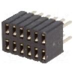 Conector 12 pini, seria {{Serie conector}}, pas pini 1.27mm, CONNFLY - DS1065-08-2*6S8BV