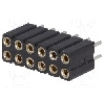 Conector 12 pini, seria {{Serie conector}}, pas pini 2.54mm, CONNFLY - DS1002-03-2*6131