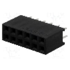 Conector 12 pini, seria {{Serie conector}}, pas pini 2,54mm, CONNFLY - DS1023-2*6S21