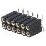 Conector 12 pini, seria {{Serie conector}}, pas pini 2.54mm, FISCHER ELEKTRONIK - BL 16 SMD 067 12