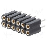 Conector 12 pini, seria {{Serie conector}}, pas pini 2.54mm, FISCHER ELEKTRONIK - BL6.12Z