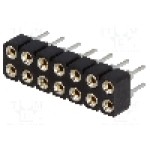 Conector 14 pini, seria {{Serie conector}}, pas pini 2.54mm, CONNFLY - DS1002-01-2*7V13