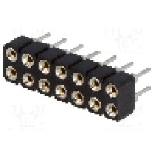 Conector 14 pini, seria {{Serie conector}}, pas pini 2.54mm, CONNFLY - DS1002-01-2*7V13