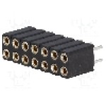 Conector 14 pini, seria {{Serie conector}}, pas pini 2.54mm, CONNFLY - DS1002-03-2*7131