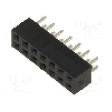 Conector 14 pini, seria {{Serie conector}}, pas pini 2.54mm, CONNFLY - DS1023-2*7SF12