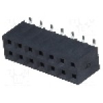 Conector 14 pini, seria {{Serie conector}}, pas pini 2.54mm, NINIGI - ZL264-14DG