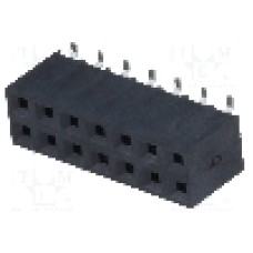 Conector 14 pini, seria {{Serie conector}}, pas pini 2.54mm, NINIGI - ZL264-14DG