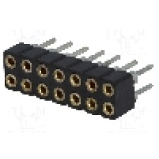 Conector 14 pini, seria {{Serie conector}}, pas pini 2mm, CONNFLY - DS1002-02-2*7BT1F6