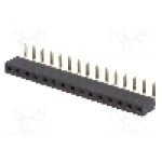Conector 15 pini, seria {{Serie conector}}, pas pini 2.54mm, MPE GARRY - 904-1-015-0-NFX-XSO