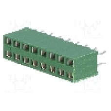 Conector 16 pini, seria HV-100, pas pini 2.54mm, TE Connectivity - 215307-8