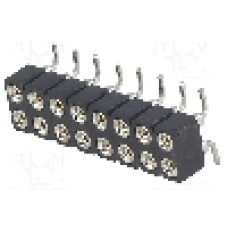 Conector 16 pini, seria {{Serie conector}}, pas pini 2.54mm, CONNFLY - DS1002-01-2*8S13