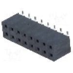 Conector 16 pini, seria {{Serie conector}}, pas pini 2.54mm, NINIGI - ZL264-16DG