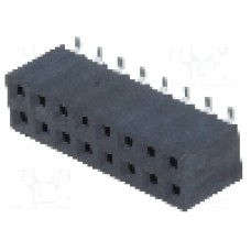 Conector 16 pini, seria {{Serie conector}}, pas pini 2.54mm, NINIGI - ZL264-16DG