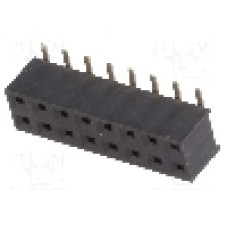 Conector 16 pini, seria {{Serie conector}}, pas pini 2mm, NINIGI - ZL266-16DG