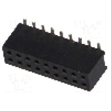 Conector 18 pini, seria {{Serie conector}}, pas pini 1.27mm, CONNFLY - DS1065-05-2*9S8BS
