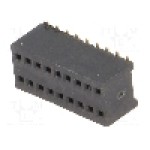Conector 18 pini, seria {{Serie conector}}, pas pini 1,27mm, CONNFLY - DS1065-10-2*9S8BS