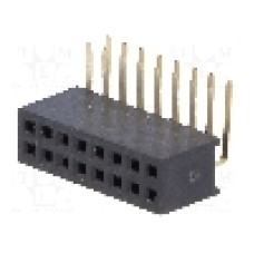 Conector 18 pini, seria {{Serie conector}}, pas pini 1.27mm, CONNFLY - DS1065-14-2*9S8BR