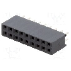 Conector 18 pini, seria {{Serie conector}}, pas pini 2.54mm, CONNFLY - DS1023-2*9S21